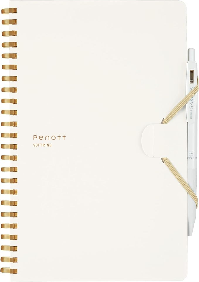 KOKUYO Grid Spiral Journal Notebook, Penott A5 Soft Ring Graph Paper Notebook with 70 Smooth Shee... | Amazon (US)