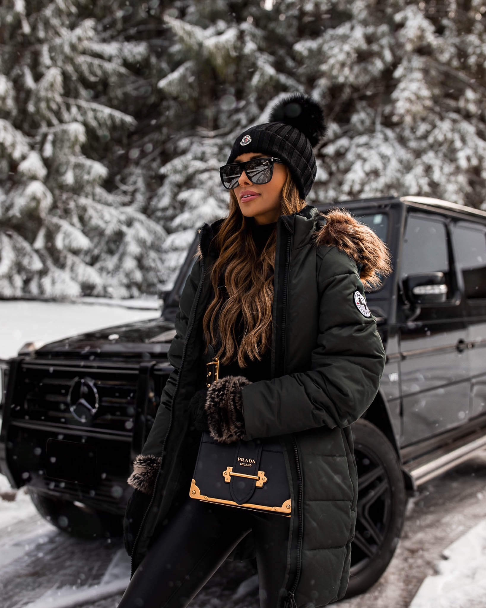 Winter outfit ideas
QVC parka on sale linking the updated version
Commando faux leather leggings moncler beanie 

#LTKsalealert #LTKSeasonal #LTKstyletip