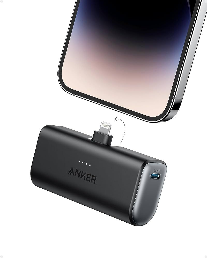 Anker Nano Power Bank with Built-in Lightning Connector, Portable Charger 5,000mAh MFi Certified ... | Amazon (US)
