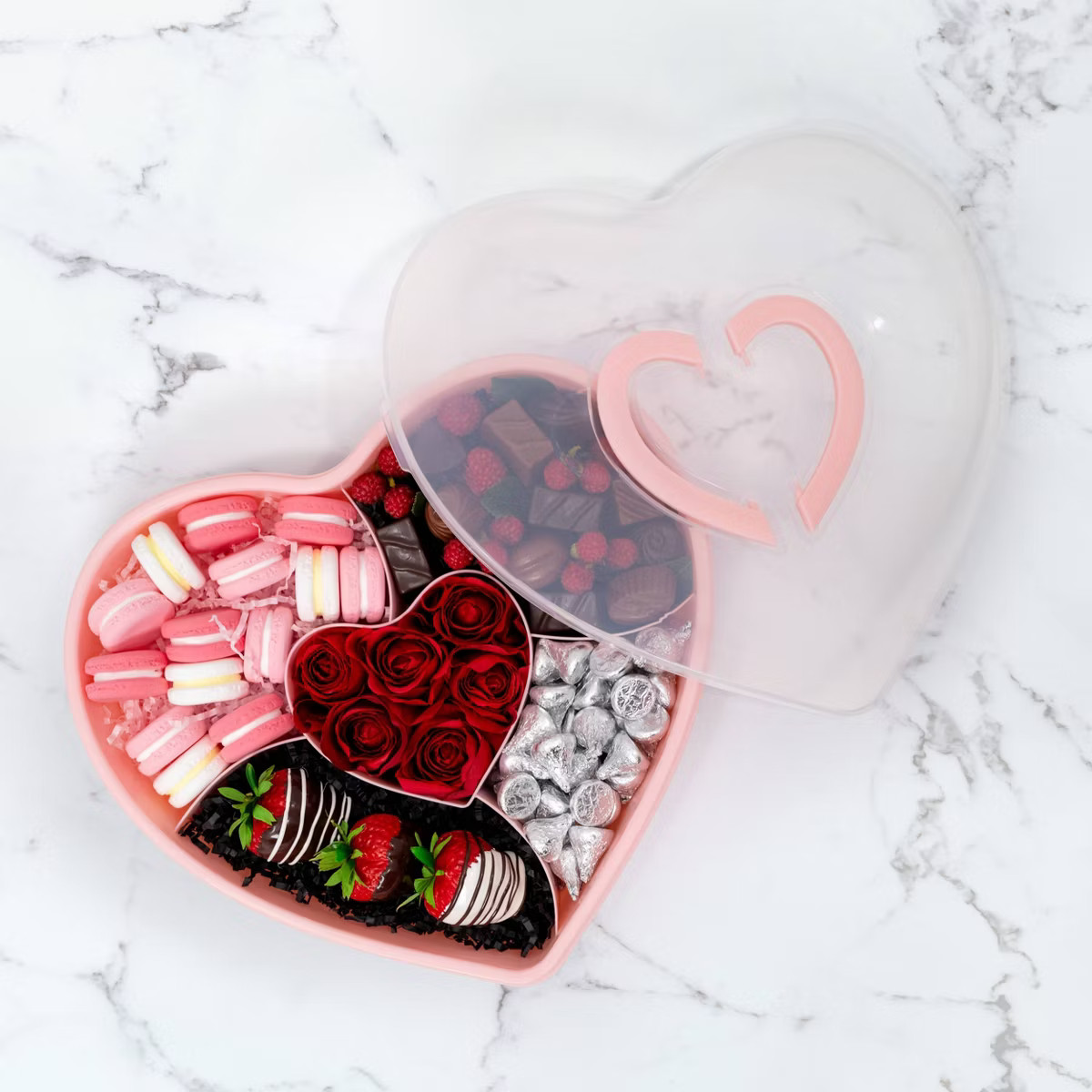 Cook With Color Valentine Heart Figured Snack Box | Target
