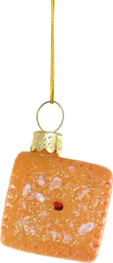 Cheese It Cracker Glass Ornament | Nordstrom