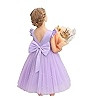 Flower Girl Dress Wedding Guest Ruffle Tulle Satin Party Birthday Princess Dresses Pageant Gown K... | Amazon (US)
