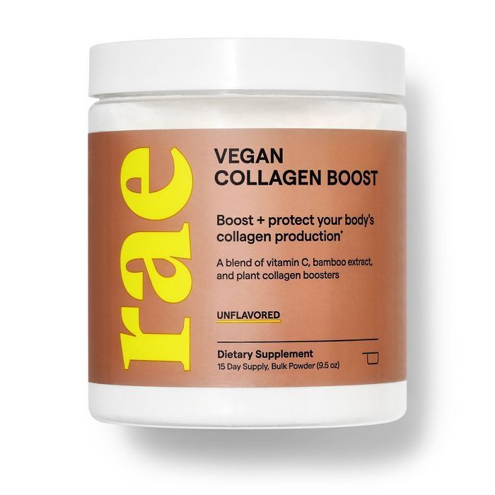 Rae Vegan Collagen Boost Dietary Supplement Bulk Powder - Unflavored - 9.5oz | Target