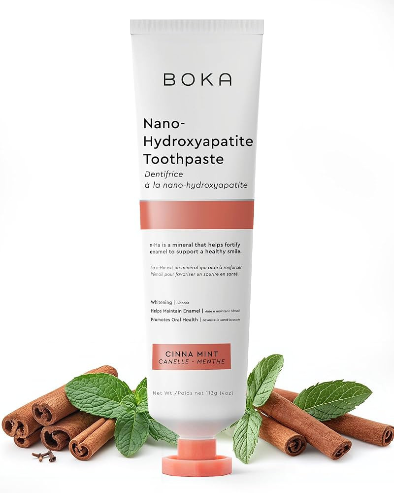 Boka Fluoride Free Toothpaste Nano Hydroxyapatite, Helps Remineralize, Appropriate for Sensitive ... | Amazon (US)