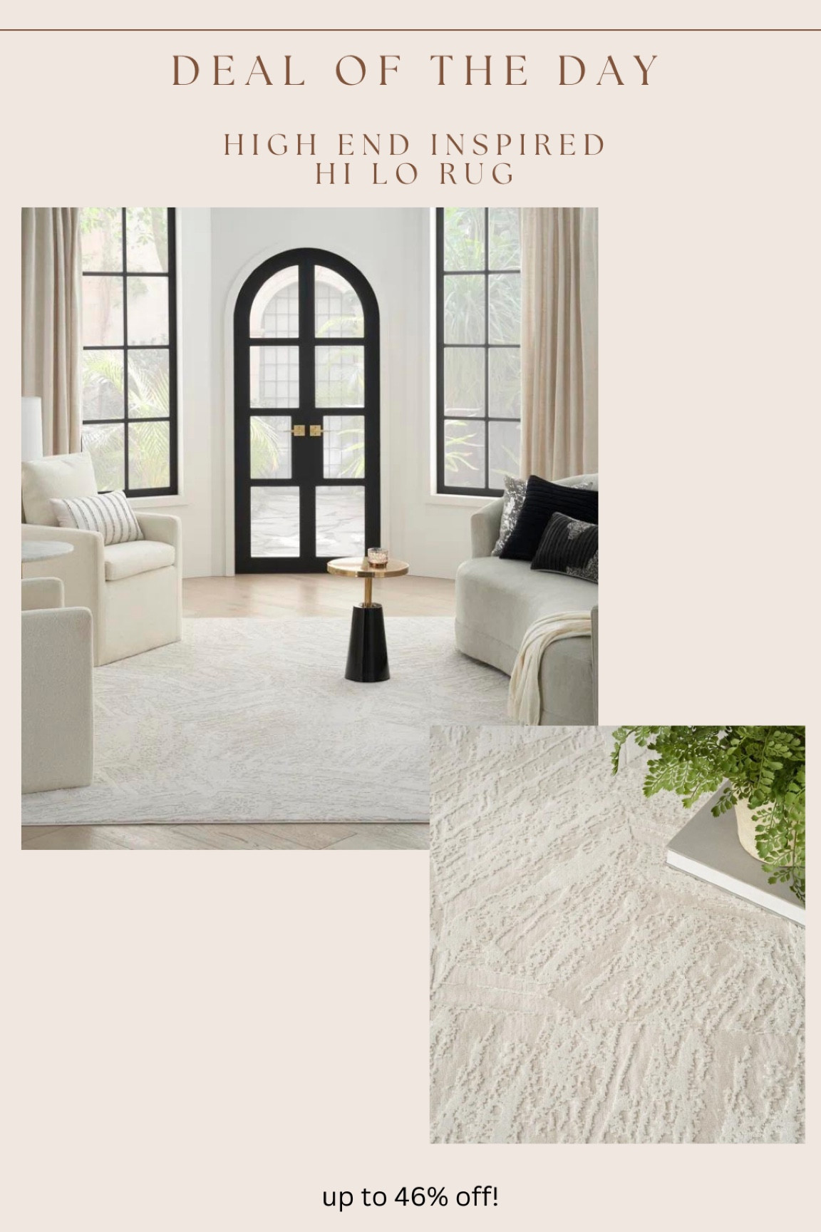 Okay wowwww I just found the prettiest hi lo rug that’s about a tenth the cost of high end ones with this texture 😍😍😍🙌🏻🙌🏻  I’m in love with this!

#LTKhome #LTKstyletip #LTKsalealert