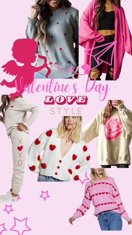 Valentine’s sweater
Valentine’s sweatshirt 
Valentine’s outfit

#LTKMostLoved #LTKworkwear