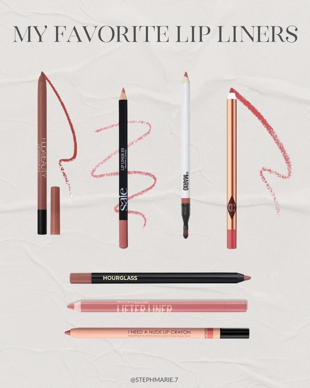My favorite lip liners! These glide so nicely across your lip, give great pigment, and can be worn alone or topped with your favorite lipstick, lip oil, or lip gloss!

#LTKOver40 #LTKBeauty #LTKSeasonal