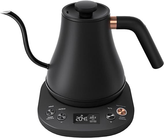 Mecity Electric Gooseneck Kettle With LCD Display Automatic Shut Off Coffee Kettle Temperature Co... | Amazon (US)