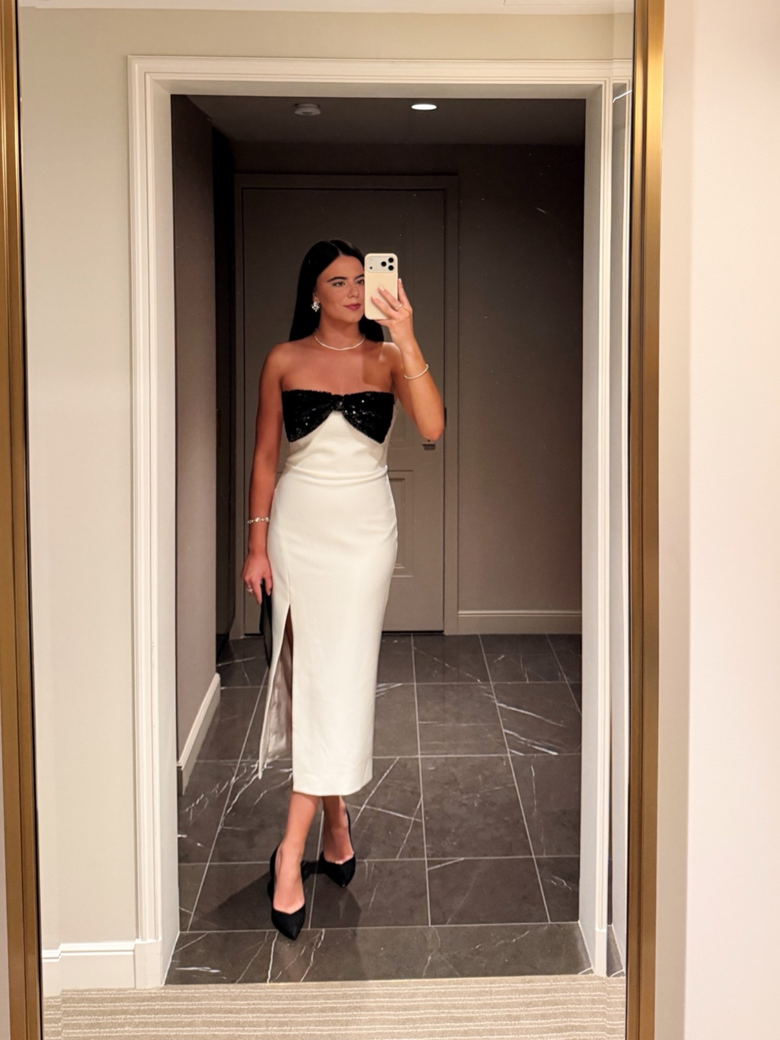 Bow dress for the LTK awards! Love a classic look for events 🎀