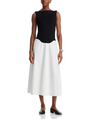 Moon River Off The Shoulder Drop Waist Midi Dress | Bloomingdale's Women | Bloomingdale's (US)