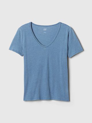 Vintage Indigo V-Neck T-Shirt | Gap (US)