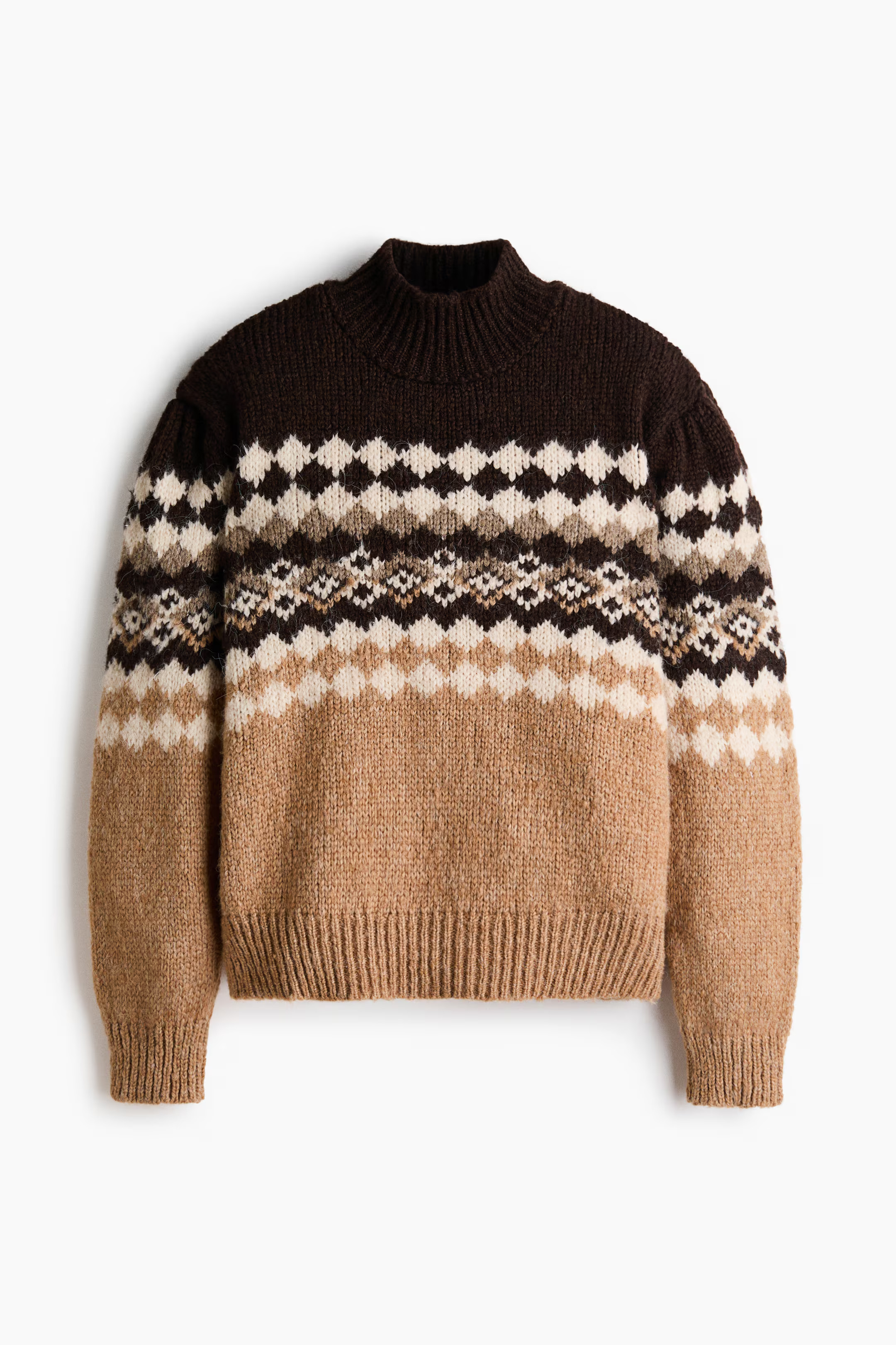 Jacquard-knit turtleneck jumper | H&M (UK, MY, IN, SG, PH, TW, HK)