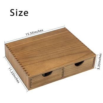 Wooden K Cup Organizer Coffee Pod Storage Box, Coffee Pods and Tea Organizer Holder, K Pod Drawer... | Amazon (US)
