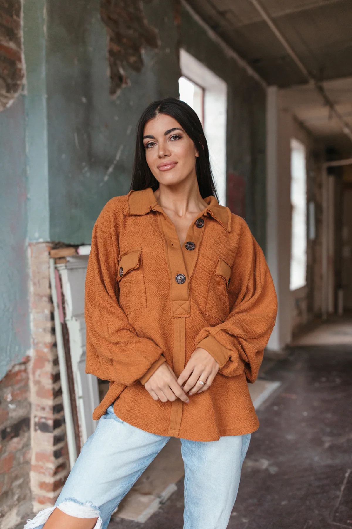 Willow Oversized Top- FINAL SALE | The Post