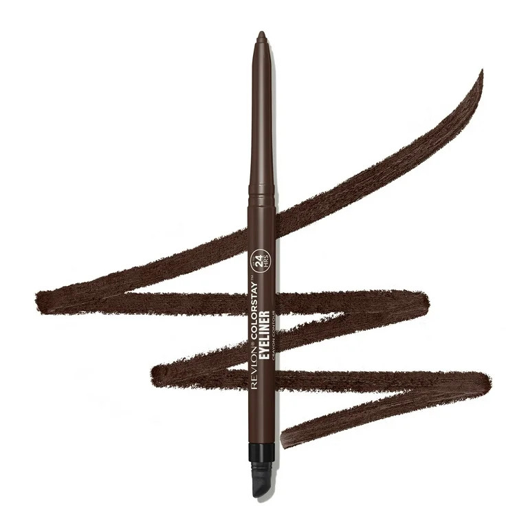 Revlon ColorStay Waterproof Eyeliner Pencil, Built-In Sharpener, 202 Black Brown, 0.01 oz | Walmart (US)
