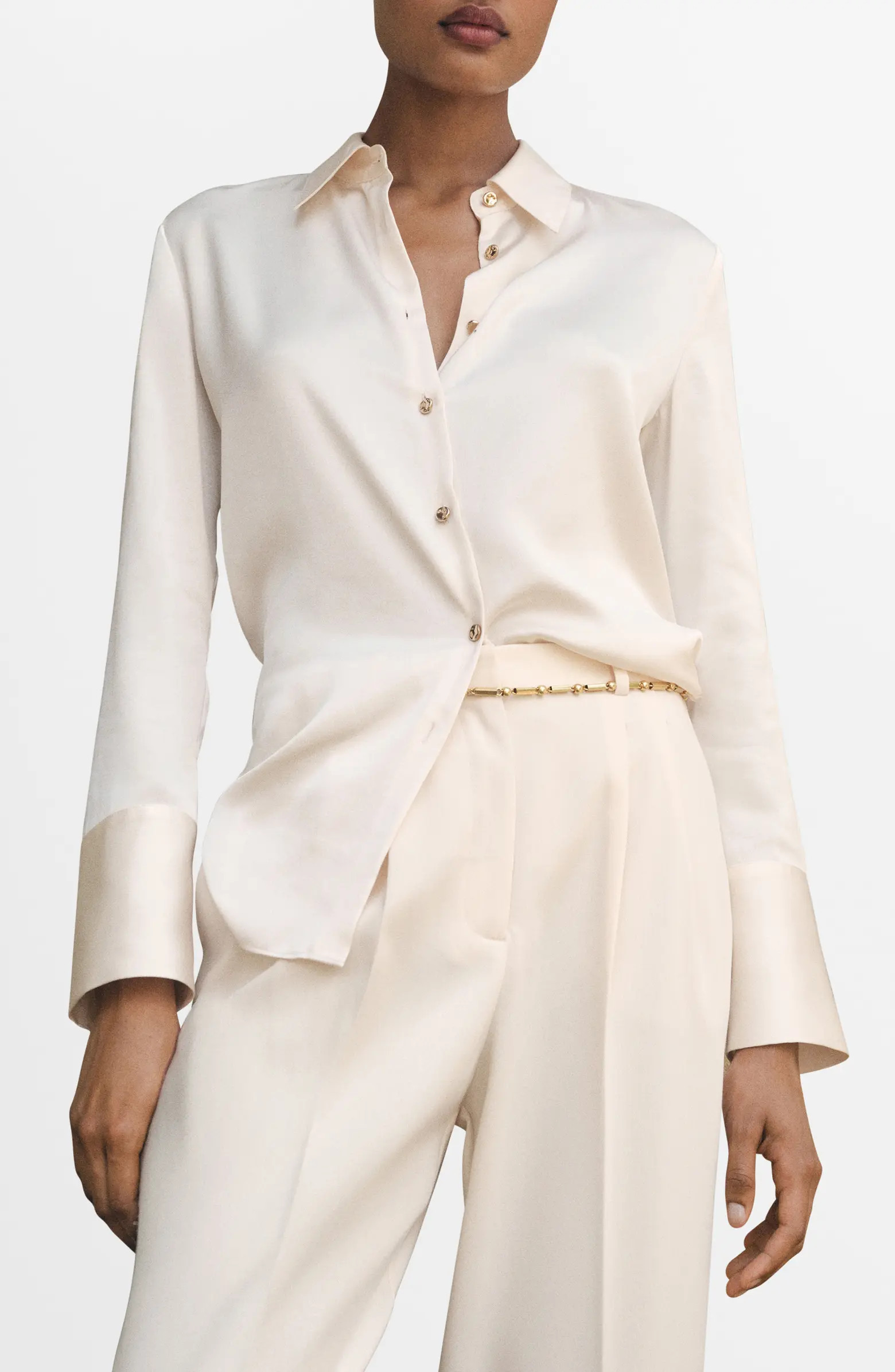 Flowy Satin Shirt | Nordstrom