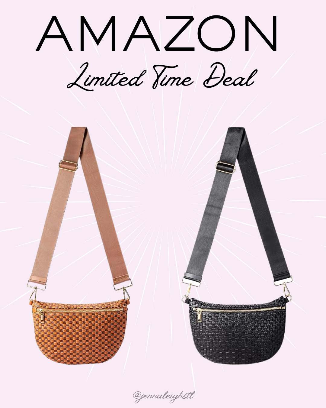 Amazon limited time deal on these woven checkered crossbody sling bags. Such a great look for less option! 

 #LTKmomlife #LTKSaleAlert #LTKMidsize