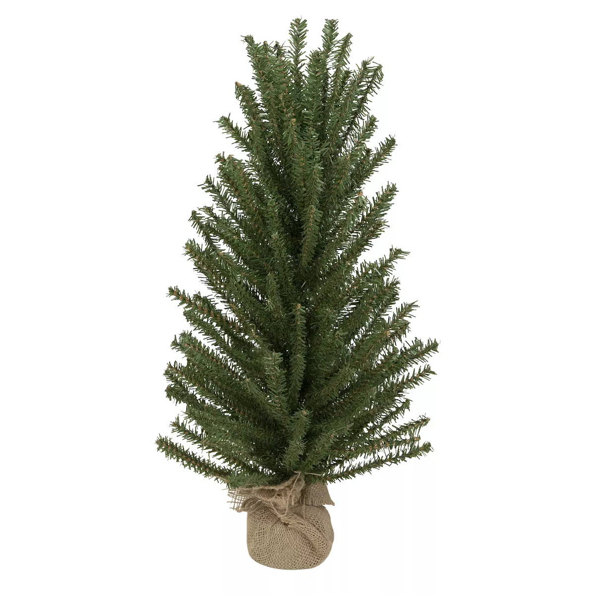 24" Traditional Scottsdale Mini Pine Artificial Christmas Tree with Burlap  Unlit | Kohl's