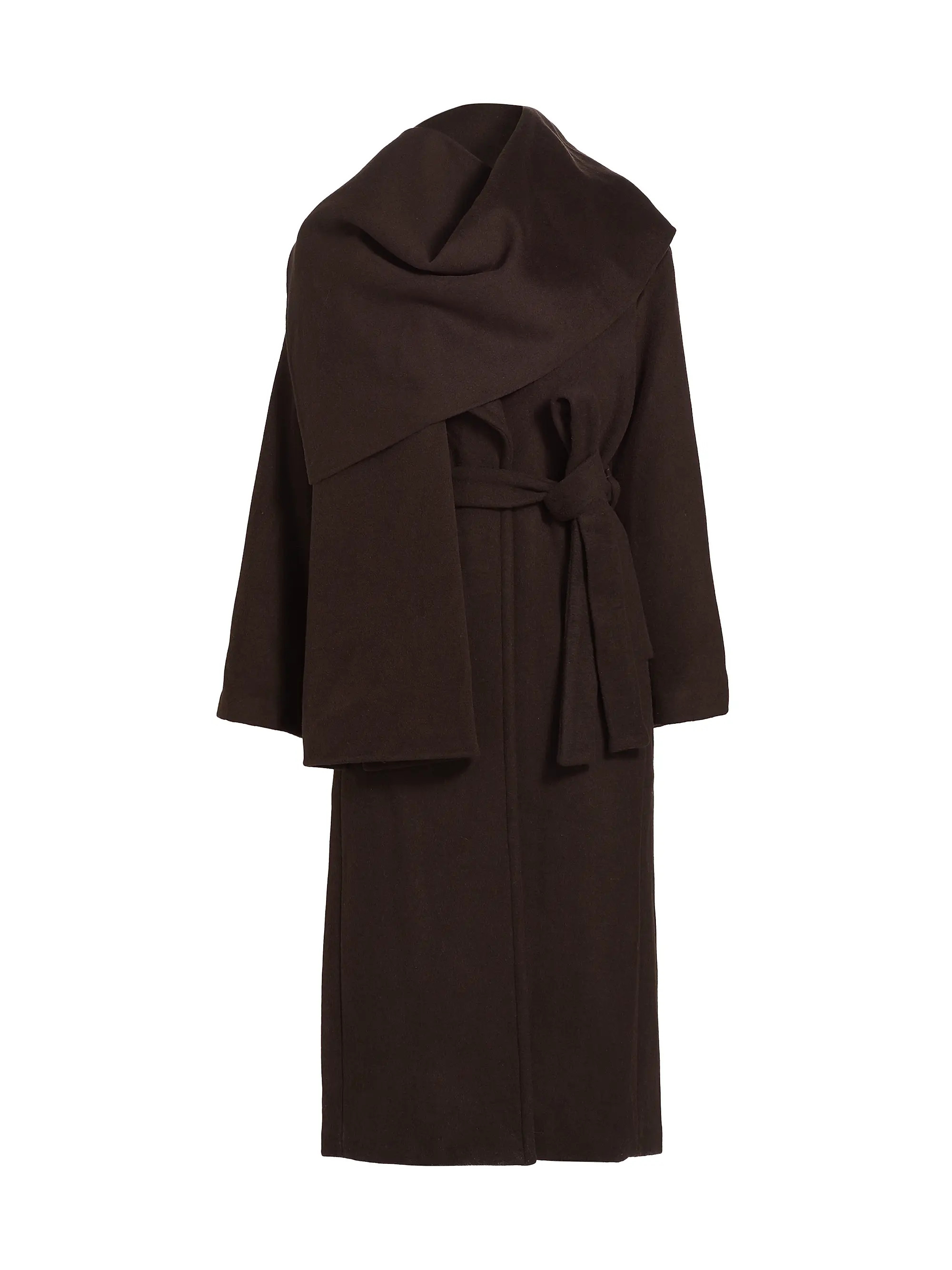 Carver Wool-Blend Belted Coat | Saks Fifth Avenue