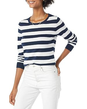 Navy White Rugby Stripe | Amazon (US)