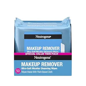 Neutrogena Makeup Remover Wipes Micellar Alcohol-Free Face Towelettes Remove Waterproof Mascara &... | Amazon (US)