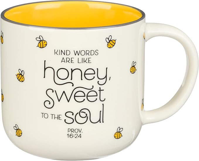 Christian Art Gifts Yellow Bumble Bee Ceramic Coffee Mug – 15 oz. Microwave & Dishwasher-safe I... | Amazon (US)