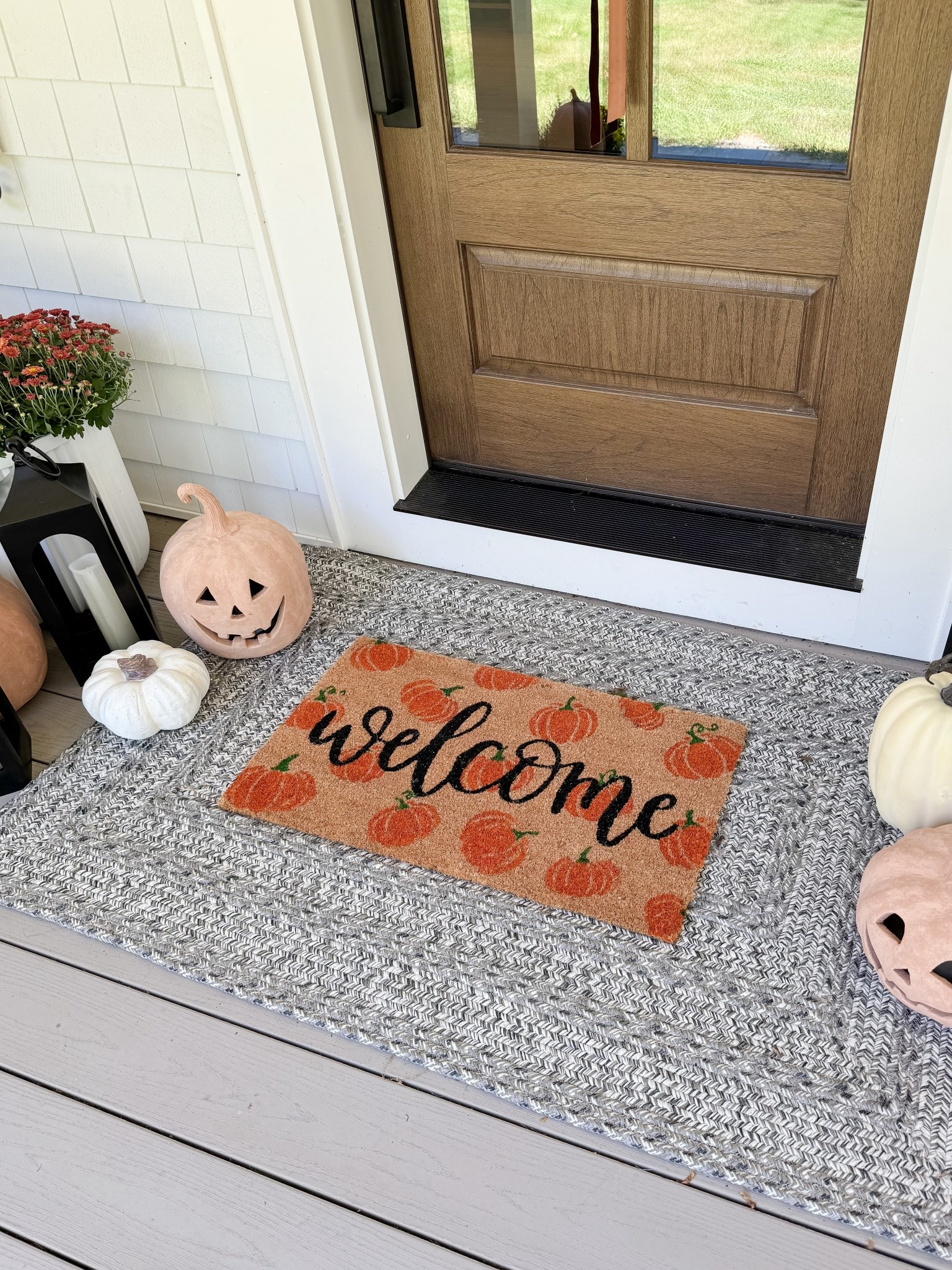 Fall Welcome Mat

Fall decor, fall home, fall home inspo, fall decorating, fall accents, pumpkins, fall colors, autumn home, autumn decor, autumn inspo, autumn decorating, decor finds, autumn colors, fall color scheme, Halloween decor,  Halloween finds,  Halloween porch,  Halloween inspo,  jack lanterns, spooky season, ghosts 

#LTKSeasonal #LTKFindsUnder50 #LTKHome