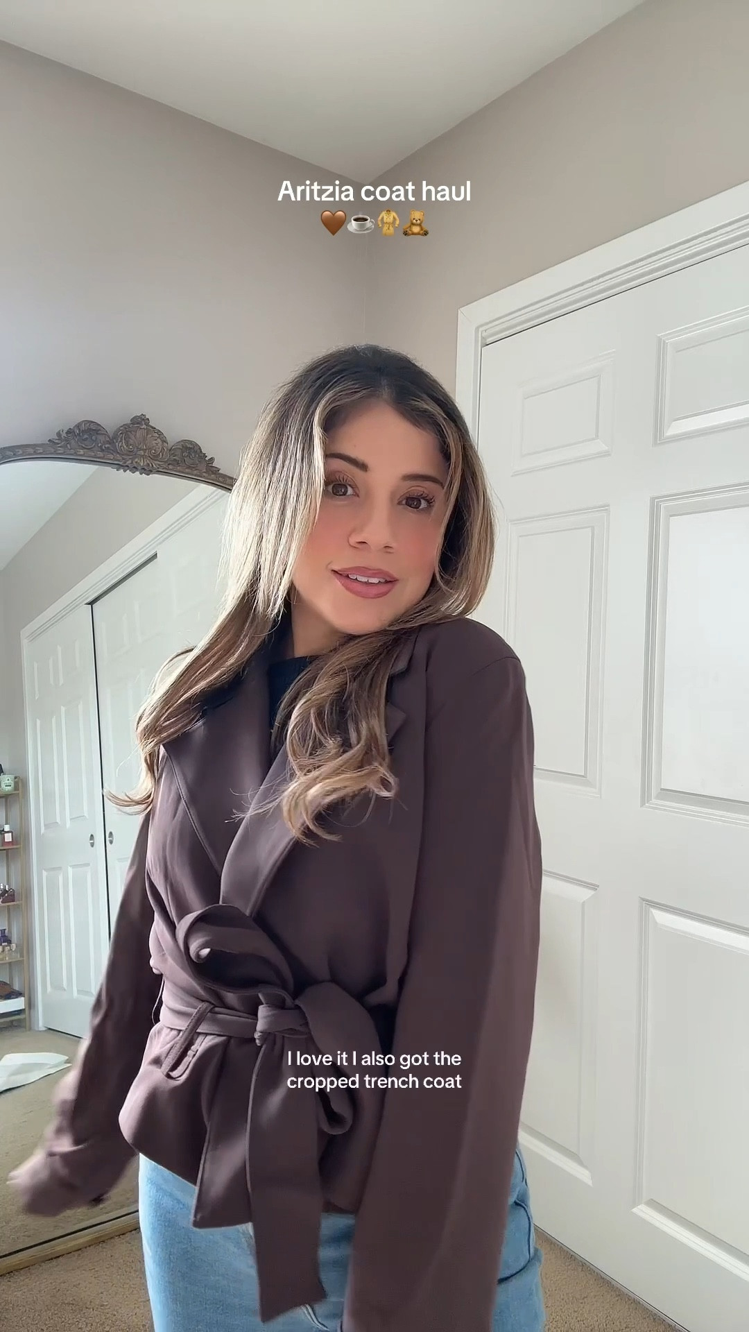 Aritzia fall haul - coat edition 🍂 the size of the brown coat is XS and the cropped trench coat is an XXS 

#LTKFallSale #LTKNYFW #LTKStyleTip