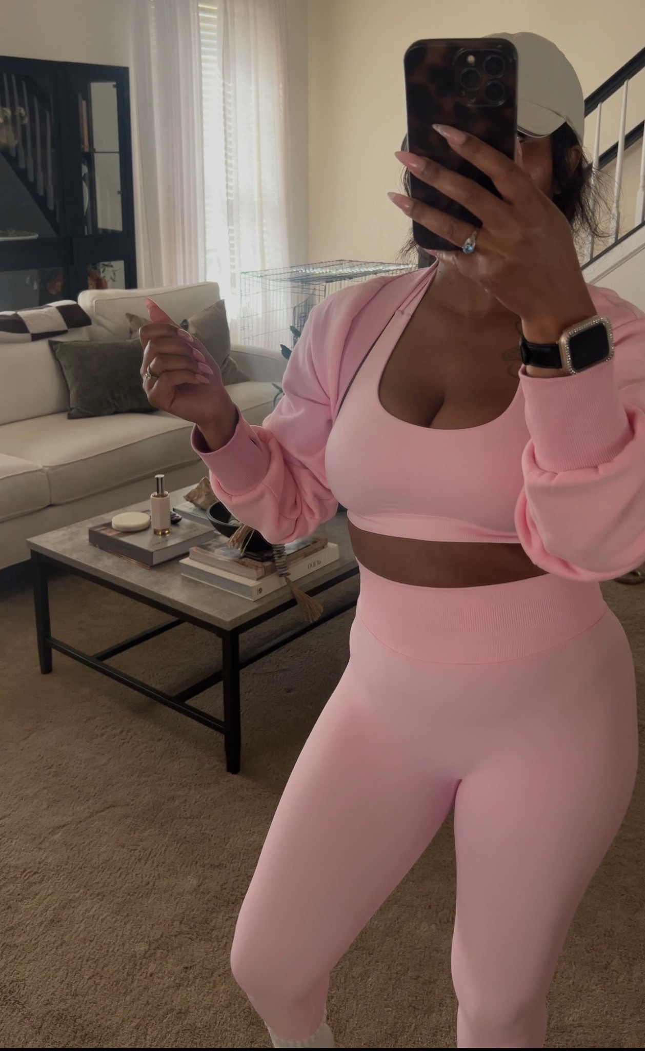 Pink just may be my new color 🤍💓 
Amazon finds. Lululemon. Alo. Workout outfit. Spring clothing. Pilates outfit. Yoga outfit 

#LTKActive #LTKootd #LTKMidsize