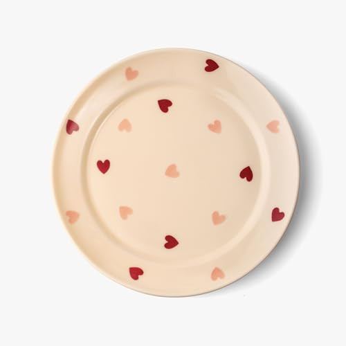 Love Ties Gifts Love’s Embrace Heart Plates – 2-Pcs Set Ivory Ceramic Plates – Microwave and Dishwasher-Safe – Birthday, Anniversary, Housewarming Valentines Day Plate Set – 8-inch – 21-cm | Amazon (US)