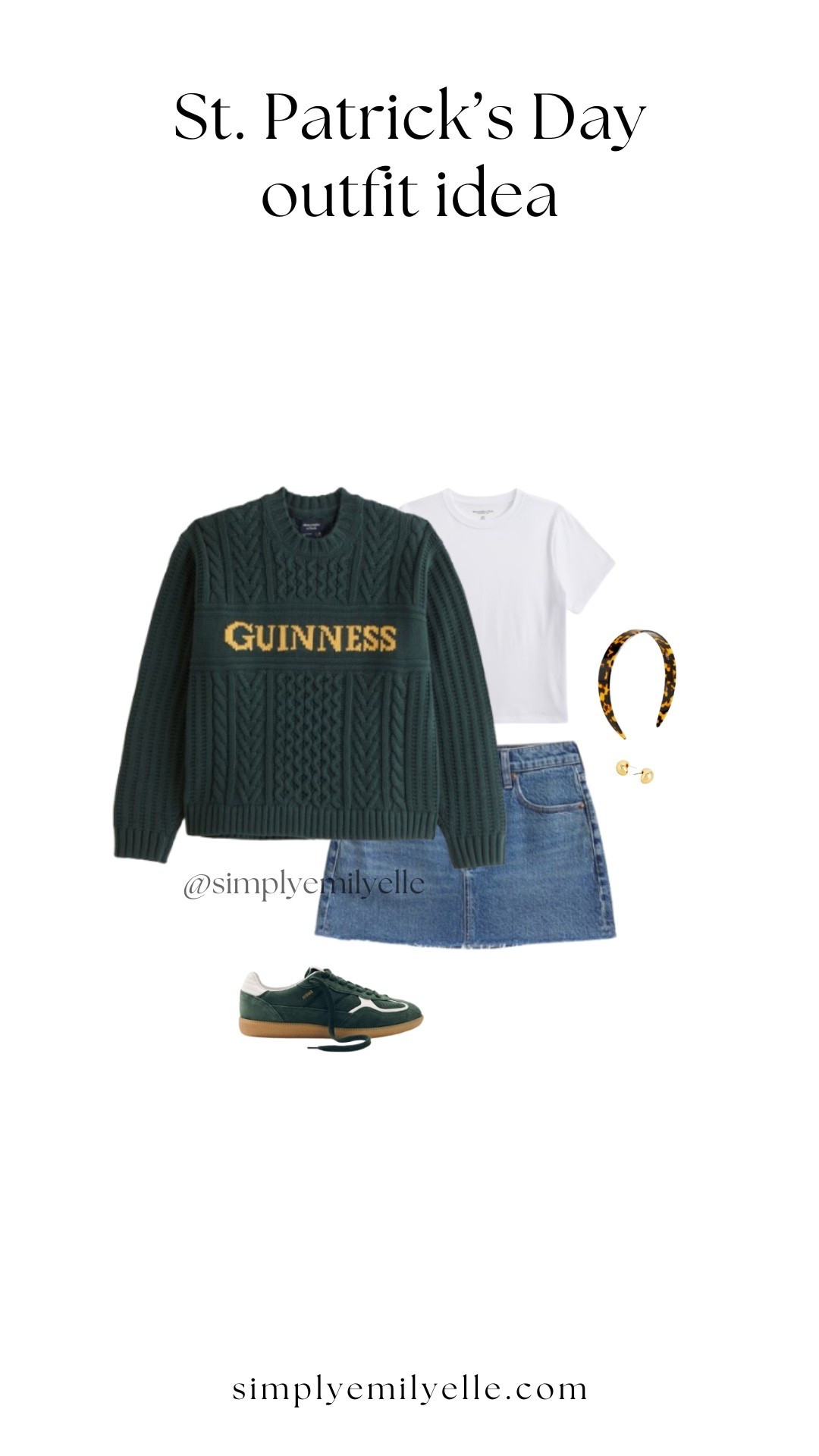. Patrick’s day outfit, st. Patrick’s day outfit ideas, st. Patrick’s day outfit inspo, st. Paddy’s day outfit, st. Pattys day outfit, green outfit, green sneakers, green top 
@abercrombie @jcrew @Alohas 

#LTKdayinmylife #LTKSeasonal #LTKSpringSale