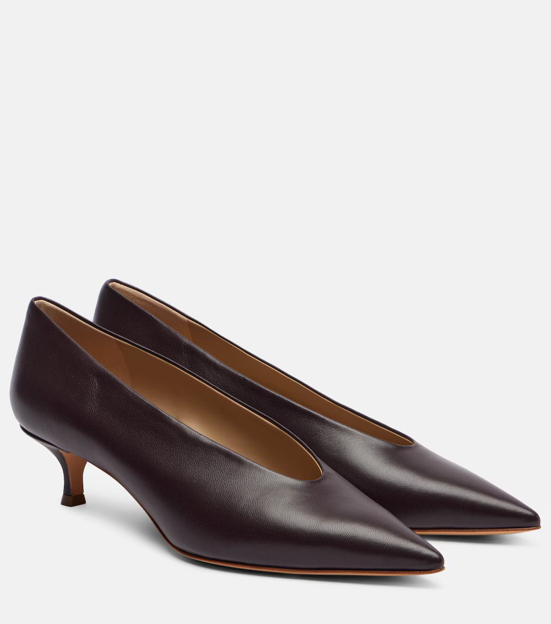 Babouche leather pumps | Mytheresa (US/CA)