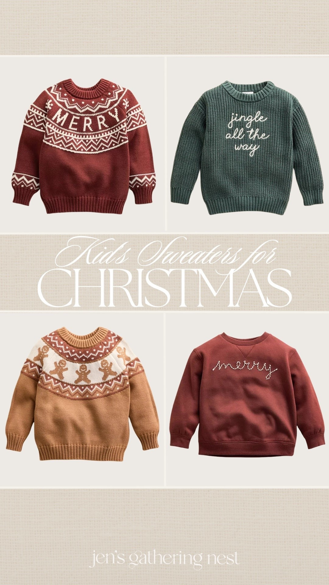 The cutest Christmas sweaters for toddlers and kids 🌲✨😍

#kidssweaters #kidschristmasoutfit #kidschristmassweater #toddlerchristmassweater #christmasoutfit #christmaspictures #kohls #holiday 

#LTKKids #LTKHoliday #LTKFamily
