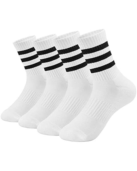 Antrop WoMen Quarter Crew Cotton Heel Tab Athletic Running Cushion Socks (6 Pairs) | Amazon (US)