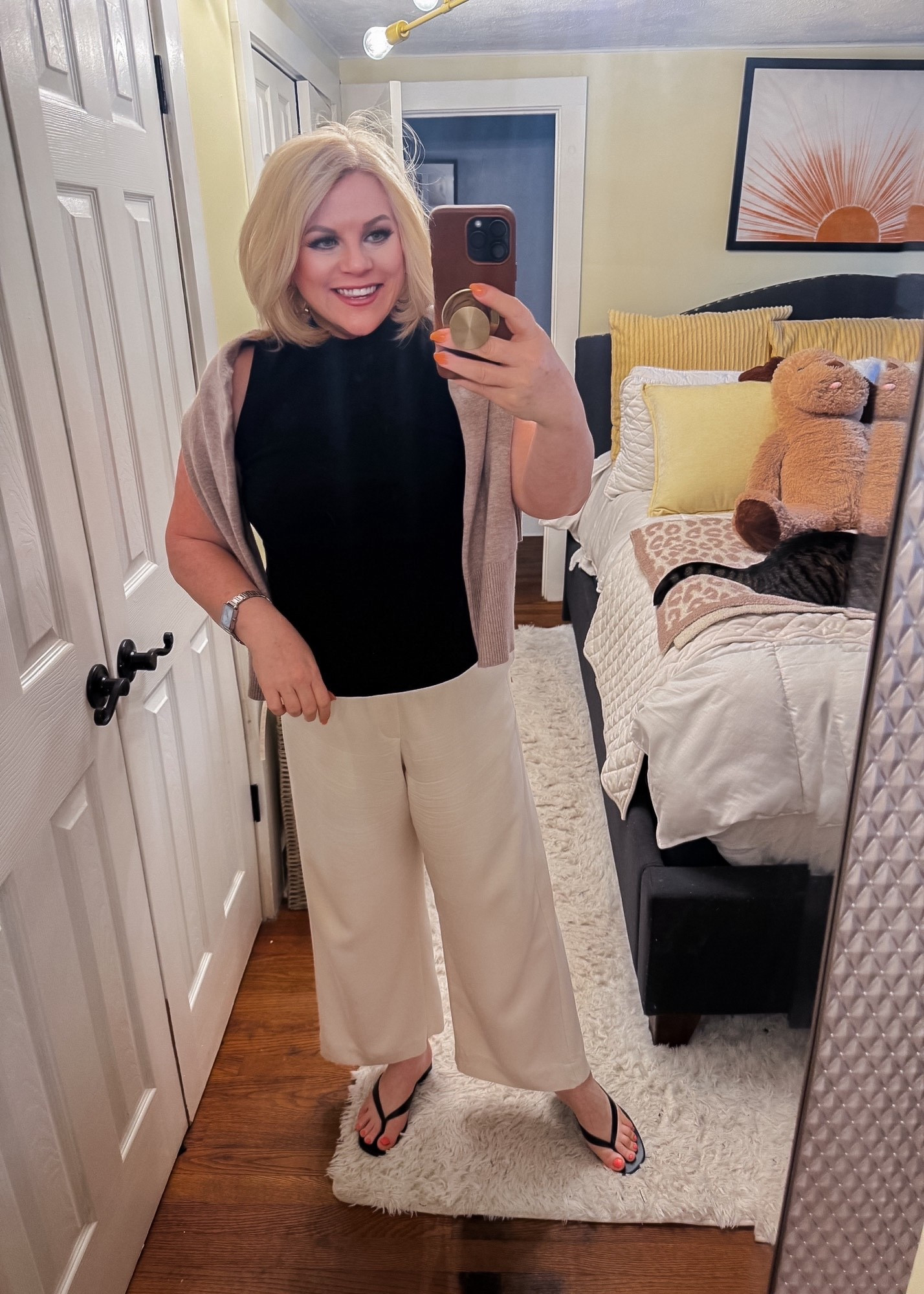 Head to toe affordable business casual outfit.
Swap out the pants for jeans and you have a great weekend look.

Work outfit, business casual outfit, affordable fashion , Amazon, Target 

#LTKWorkwear #LTKdayinmylife #LTKOver40