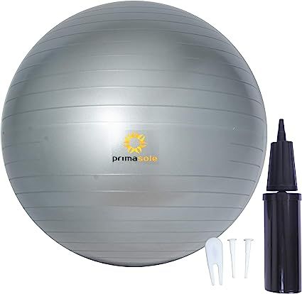 Primasole Exercise Ball Yoga Pilate Fitness at Home & Gym. Stability Balance Ball with Inflator P... | Amazon (US)