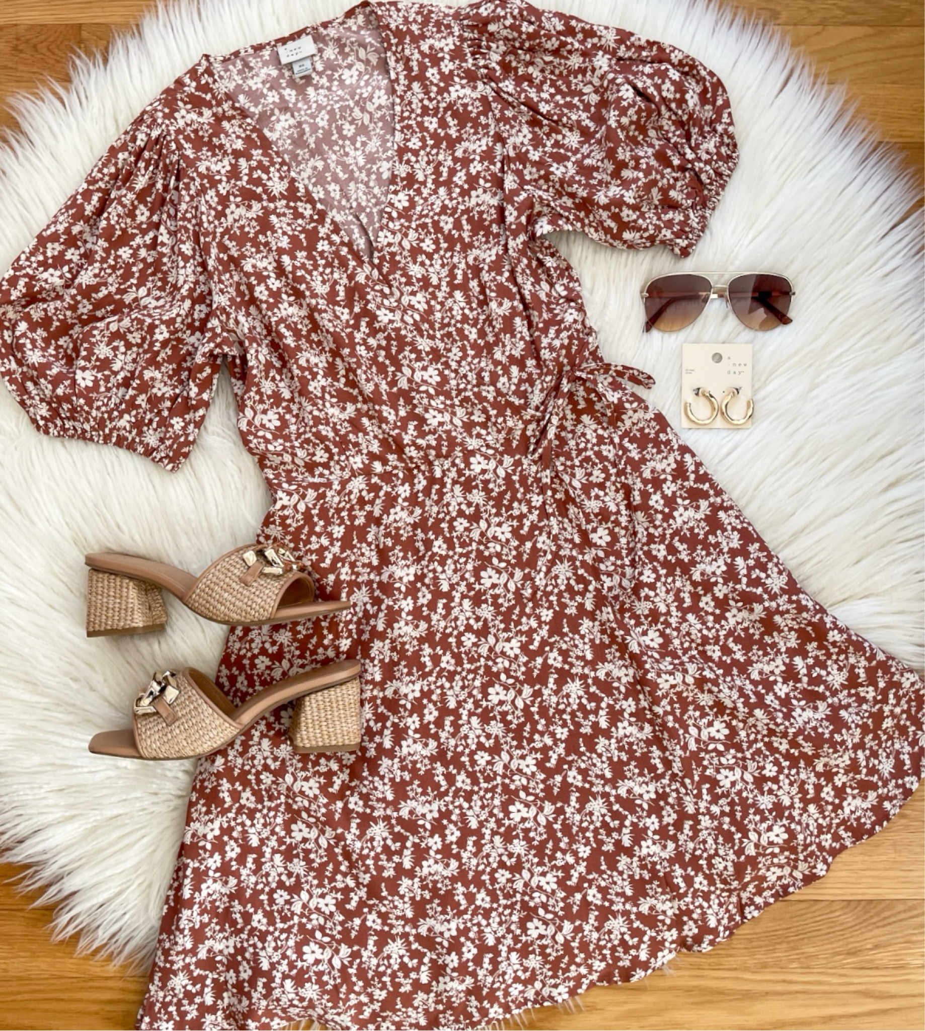 Sharing this NEW flowy wrap dress with you tonight!  Loving this dress for spring and it comes in 3 other colors too!  Check out my stories & bio for links 🤍

#LTKfindsunder50 #LTKSeasonal #LTKstyletip