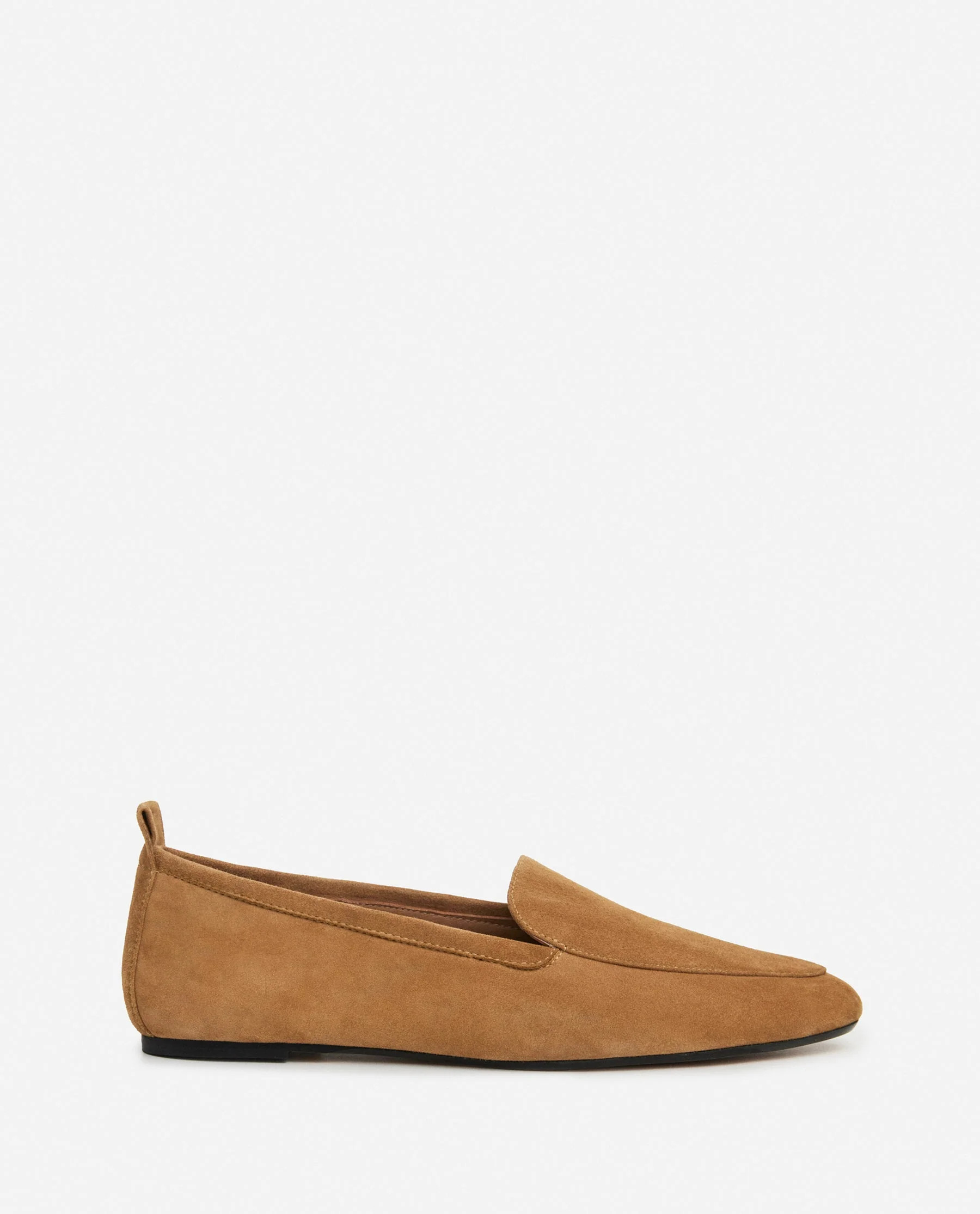 Cajsa Suede Cognac Loafer | Flattered