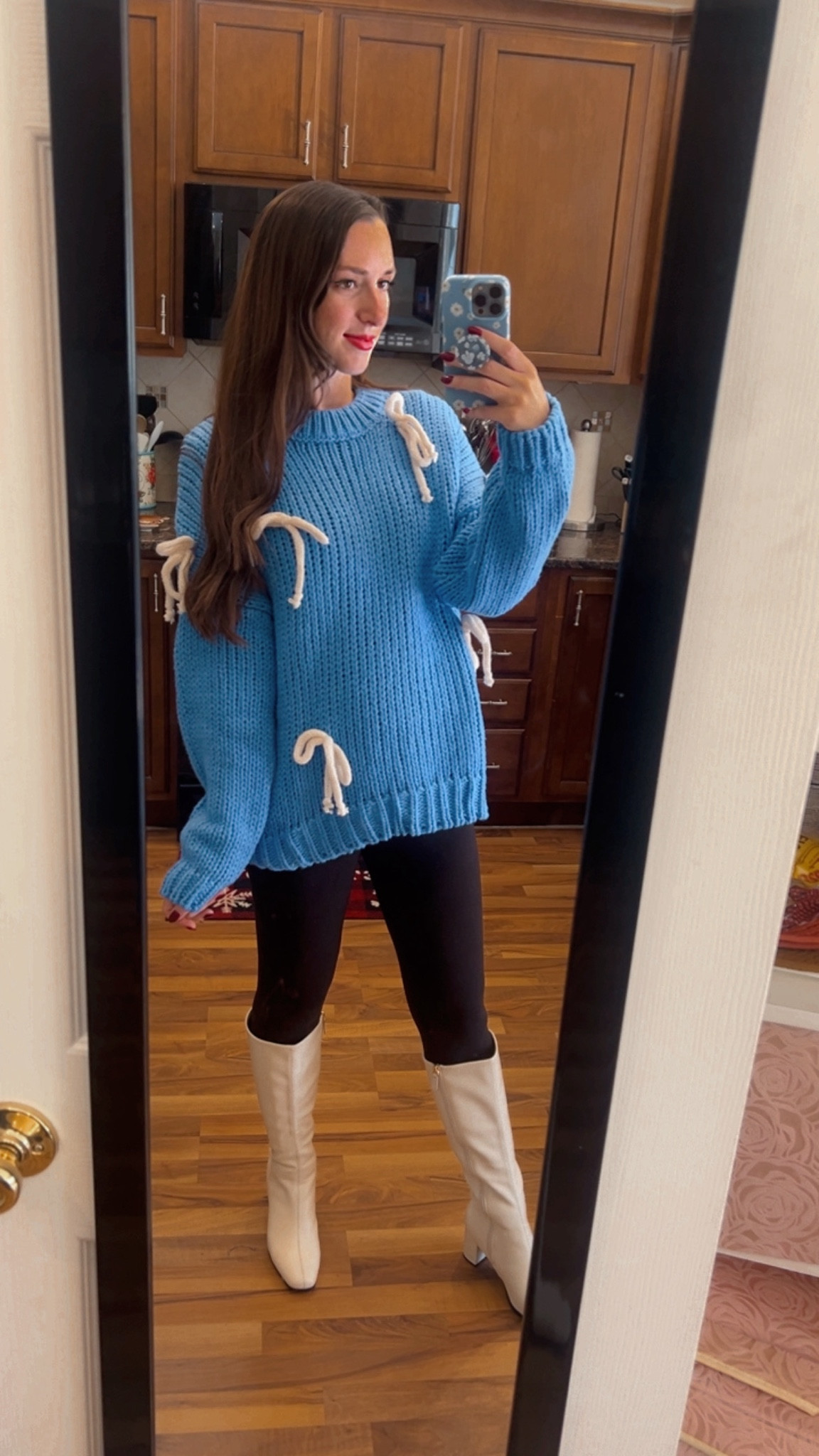 How cute is this sweater for the holiday season? I’m obsessed with the little bows and the color 😍 use the coupon code- NOVEMBER20 to get 20% off Pink Lily’s website! 

#LTKCyberWeek #LTKBump #LTKHoliday