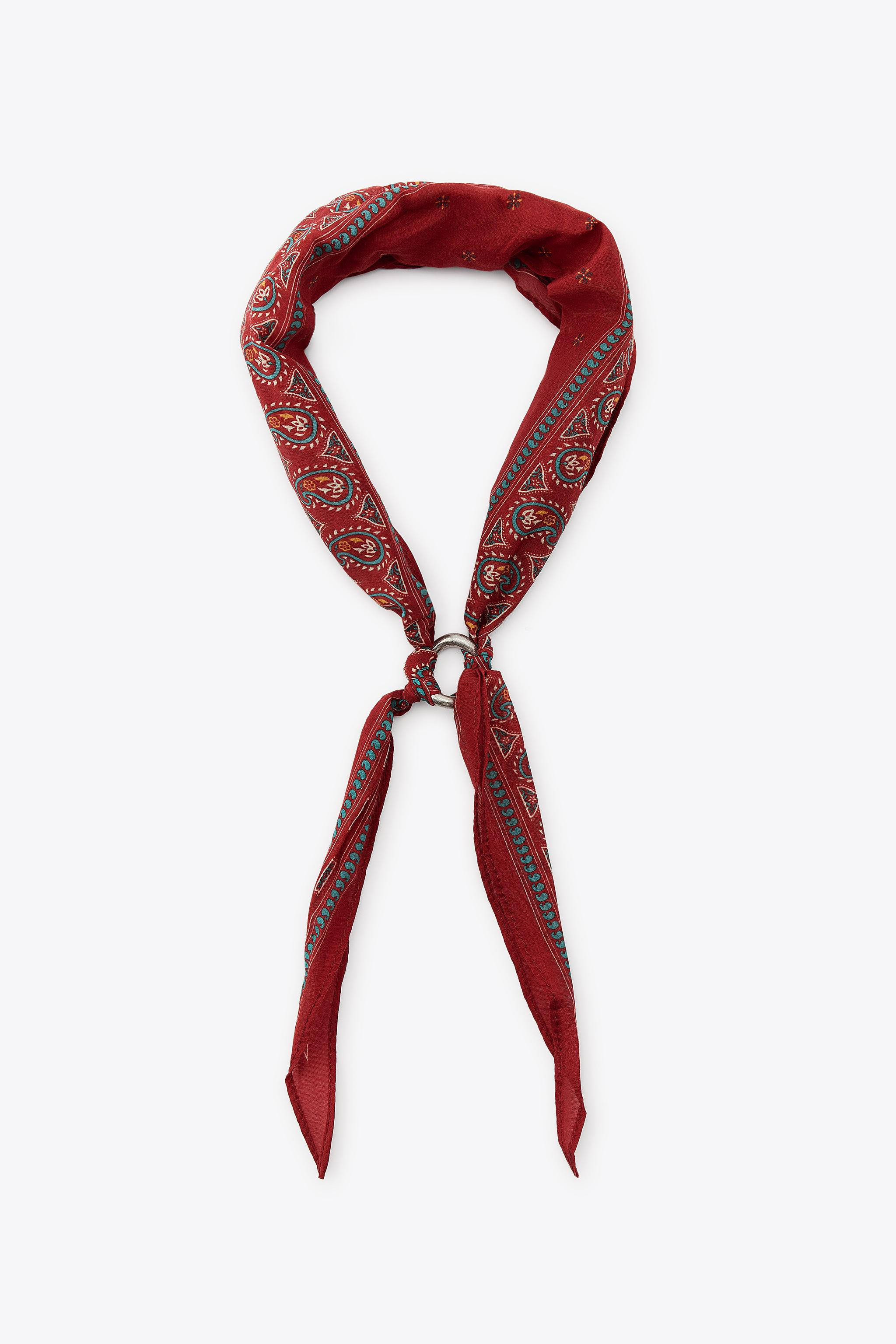 RING PRINTED BANDANA | Zara US