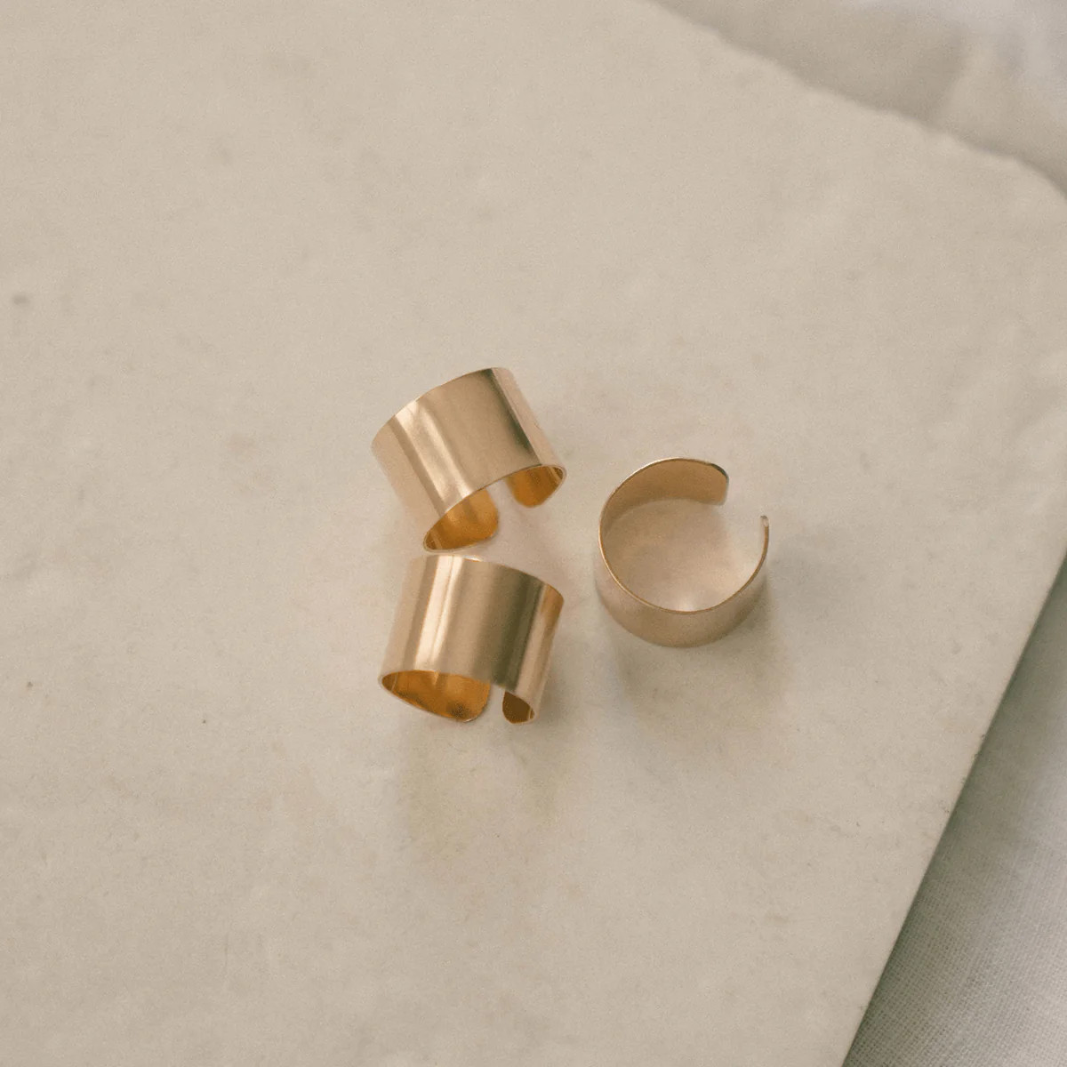 Made By Mary Luster Cigar Band Ring | Stackable, Bold, Versatile | Made by Mary (US)
