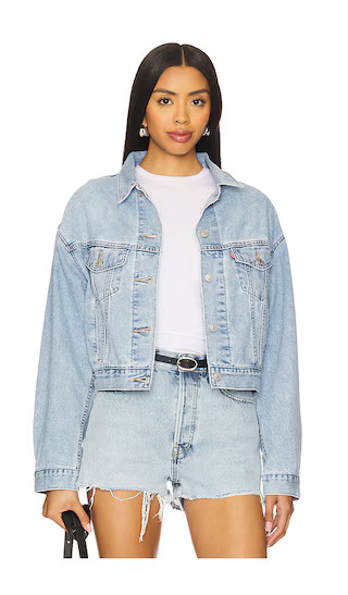Shrunken 90s Trucker in Cool Wise Owl | Revolve Clothing (Global)