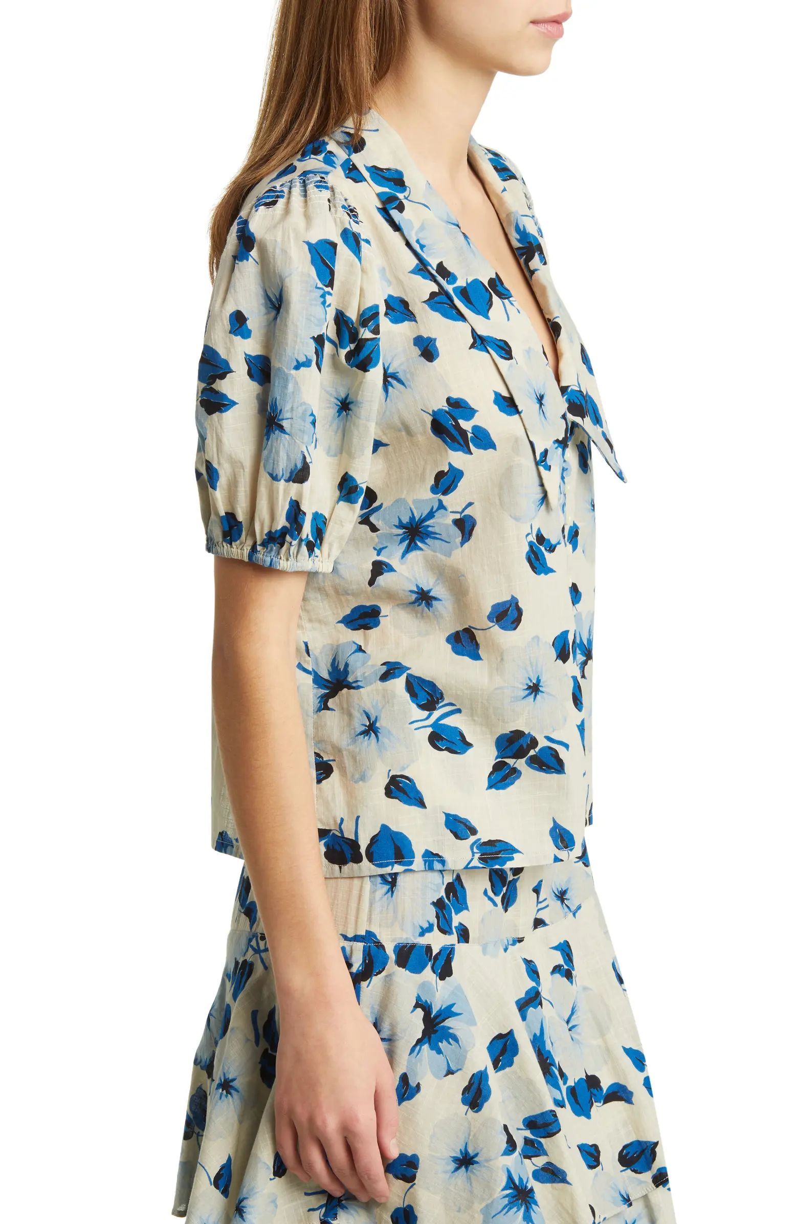 THE GREAT. The Fairway Floral Cotton Button-Up Shirt | Nordstrom | Nordstrom