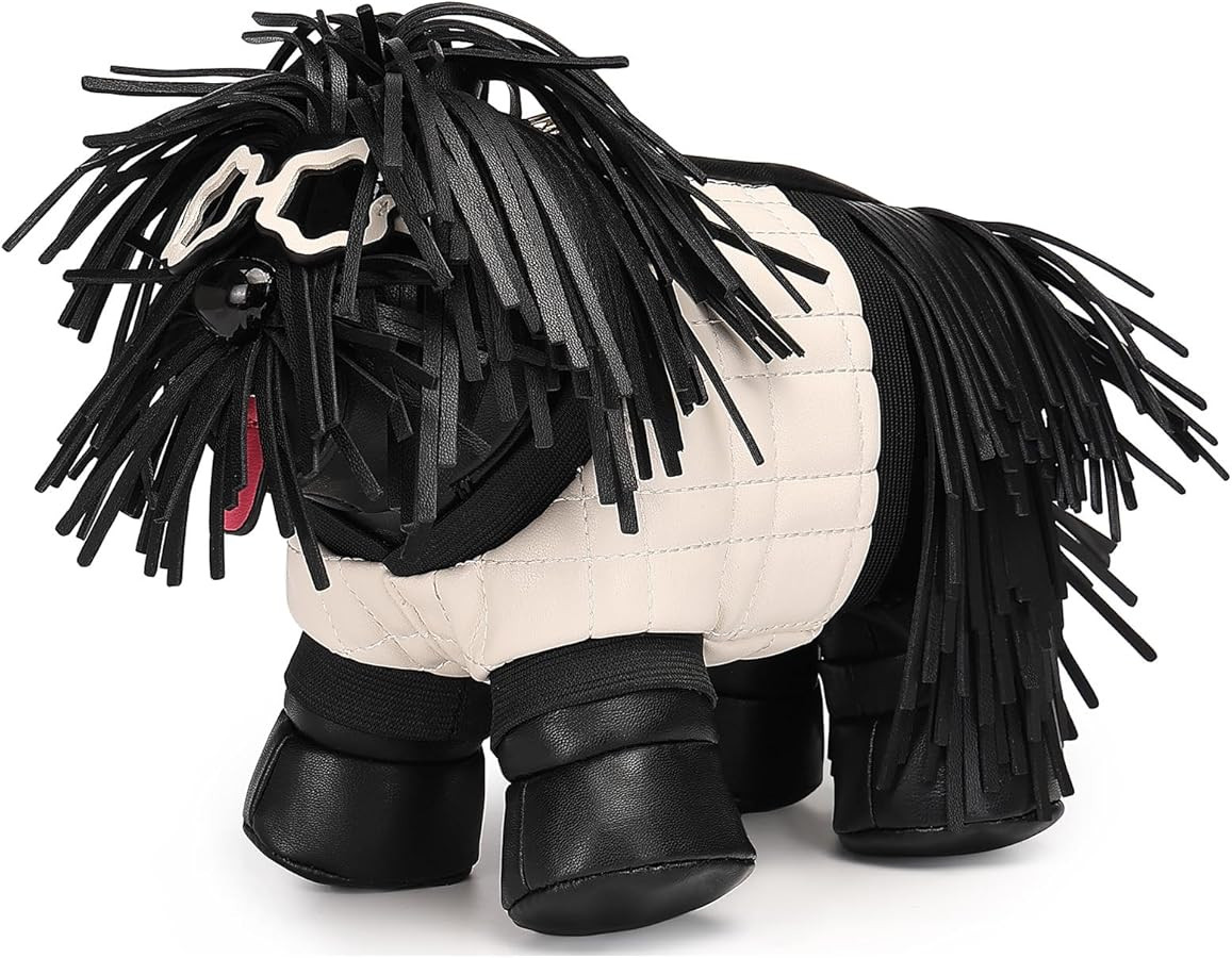 Women PU Leather Unique Novelty Dog Shaped Crossbody Shoulder Bag Handbag Purse | Amazon (US)