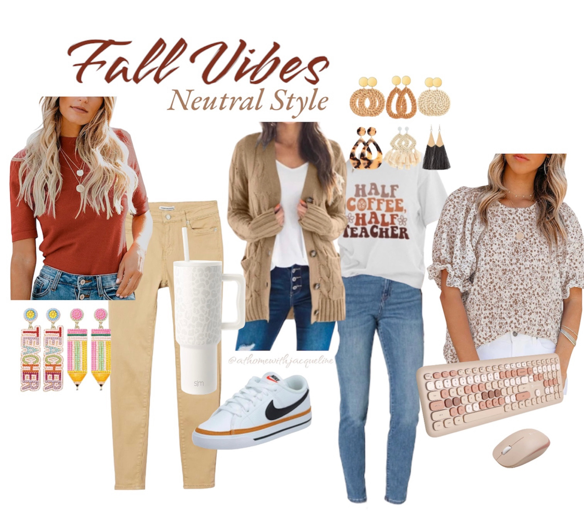 Fall vibes. Fall style. Teacher style. Back to School. Neutral style. 

#LTKstyletip #LTKSeasonal #LTKBacktoSchool
