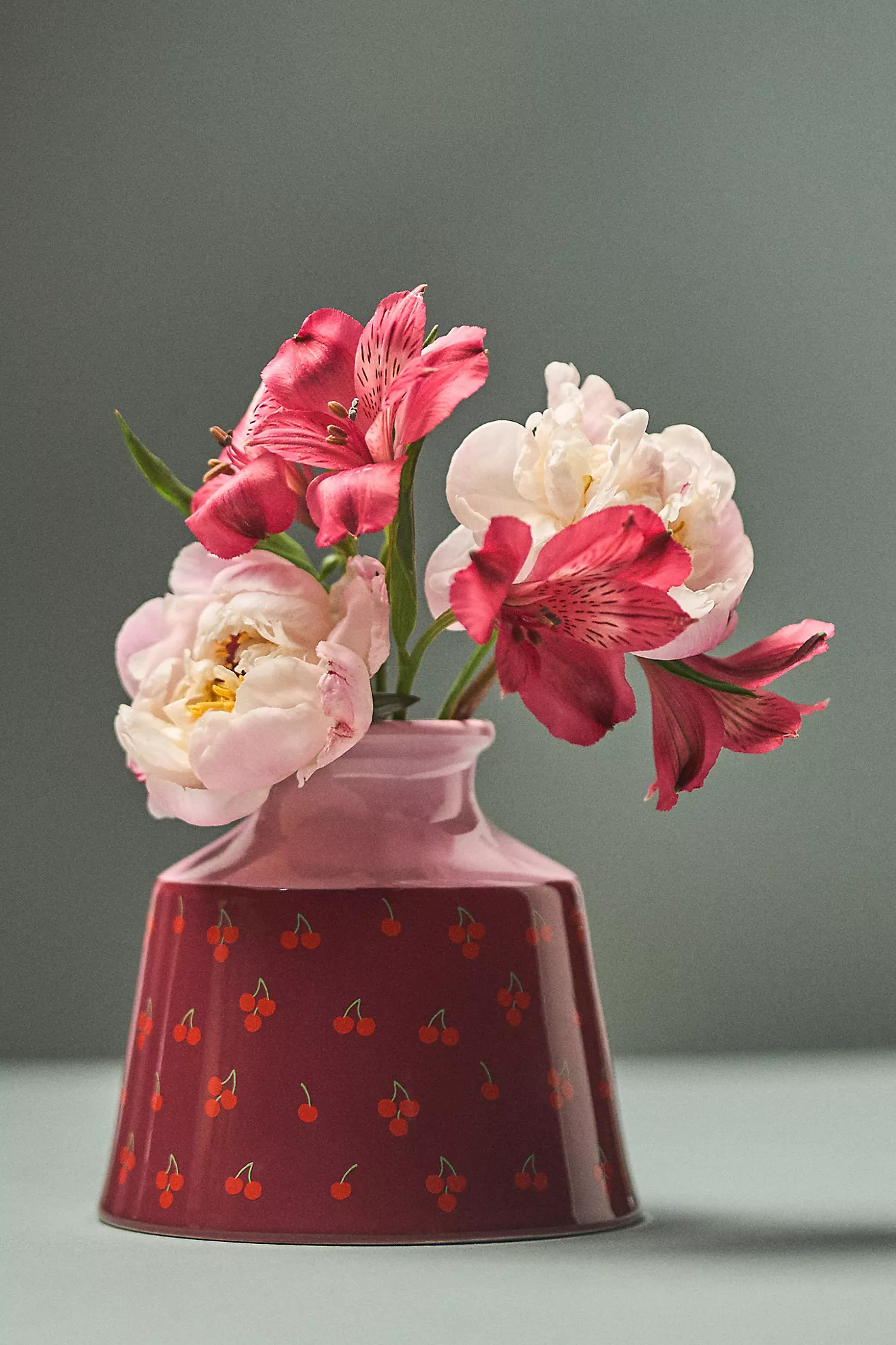 Lara Patterned Stoneware Vase | Anthropologie (US)