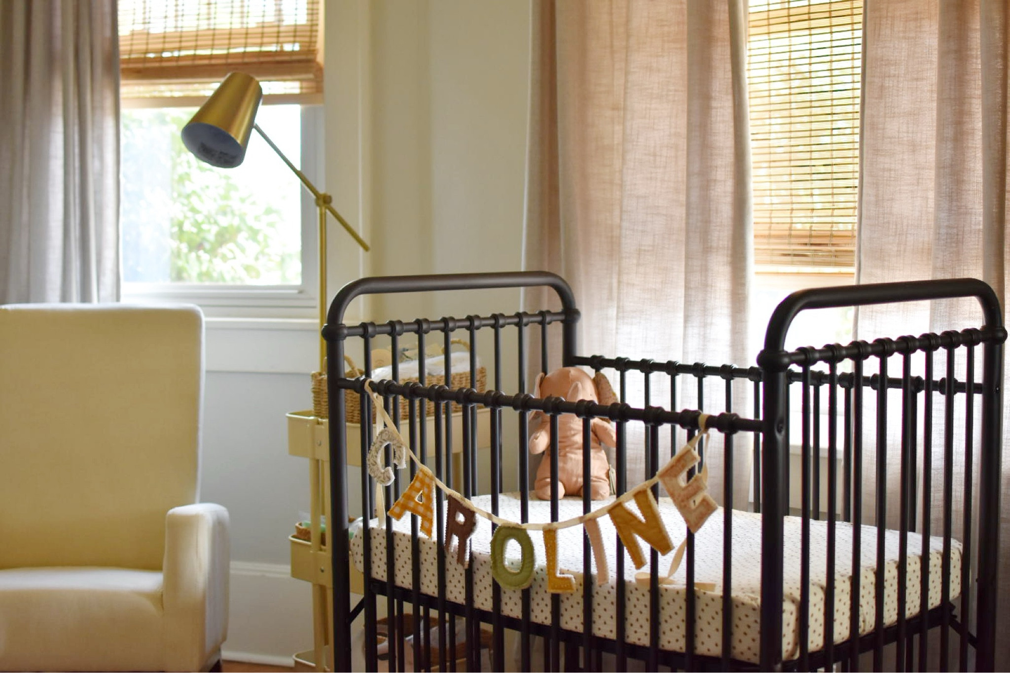 The sweetest space for our upcoming baby. 🪺 A nursery nook tucked into the bay window of our main bedroom filled with all the necessities of those newborn weeks  

#LTKbump #LTKbaby #LTKhome