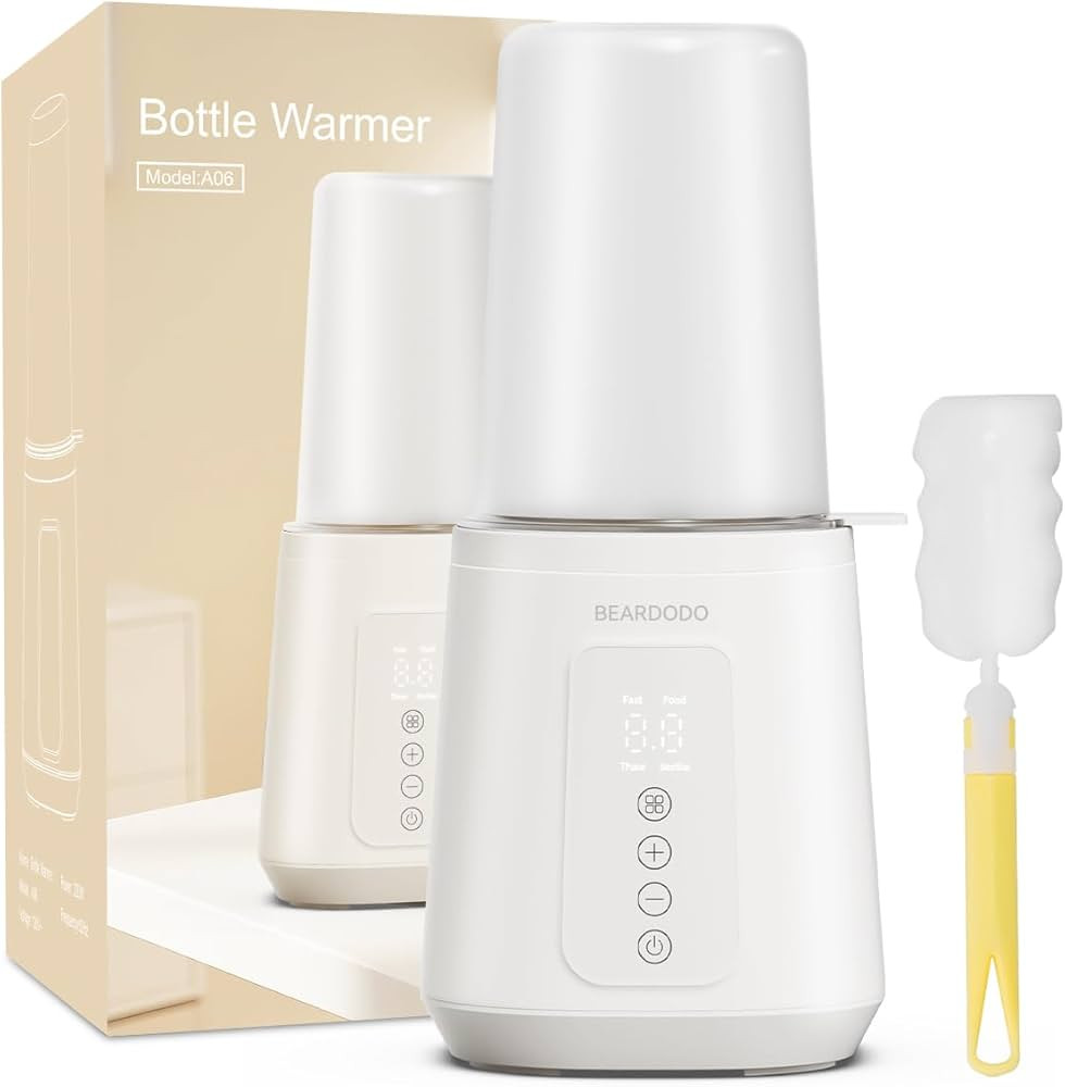 Baby Bottle Warmer, Portable Fast Bottle Warmer for All Bottles, Automatic Shut-Off Digital Displ... | Amazon (US)