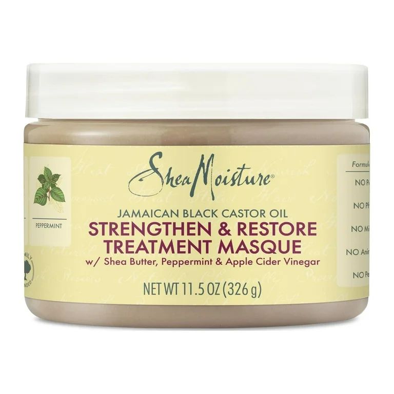 SheaMoisture Strengthen and Restore Hair Mask with Shea Butter, 11.5 oz | Walmart (US)