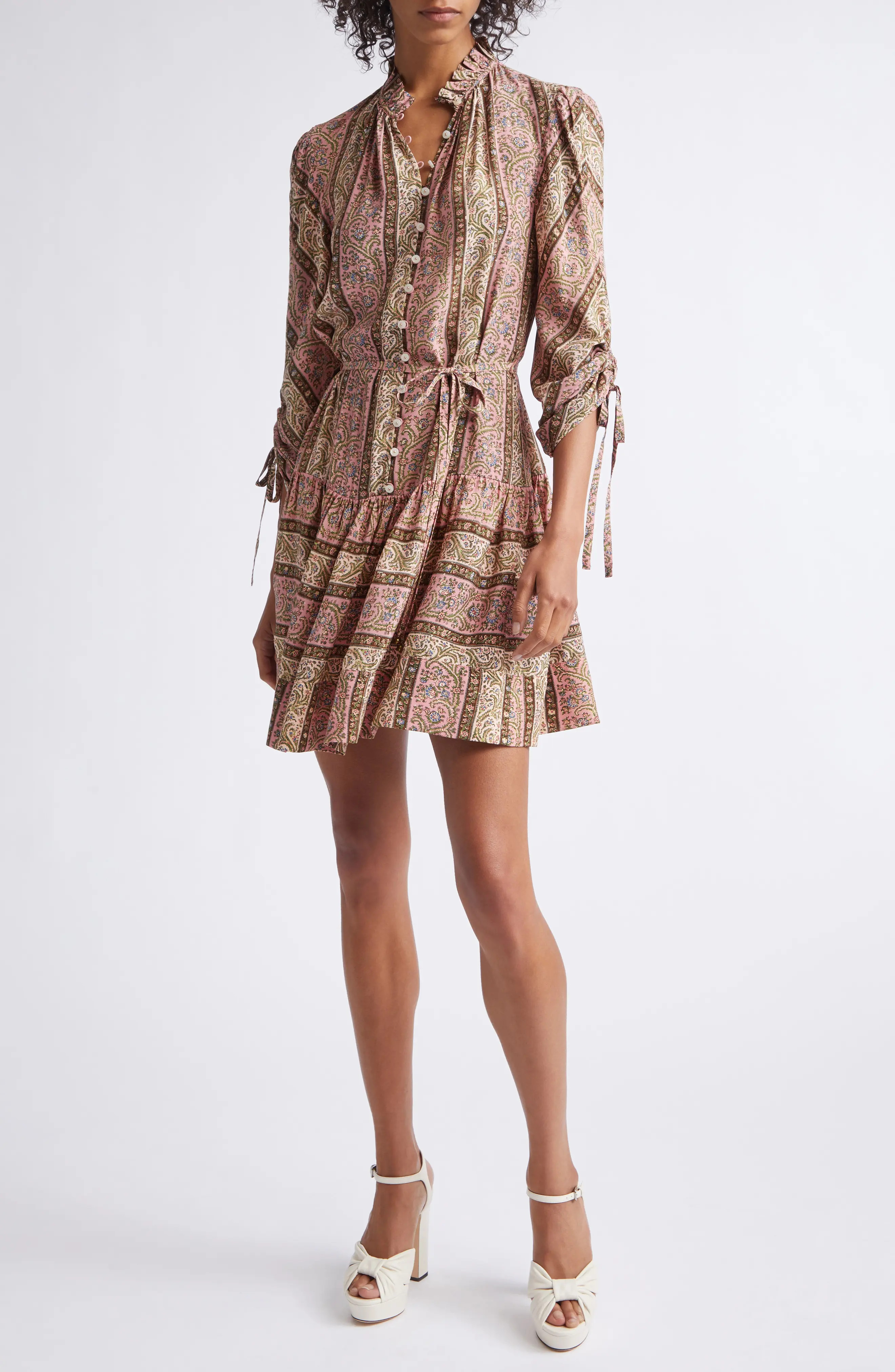 Cinq \u00e0 Sept Junie Pepper Paisley Shirtdress (Women) | Nordstrom | Nordstrom